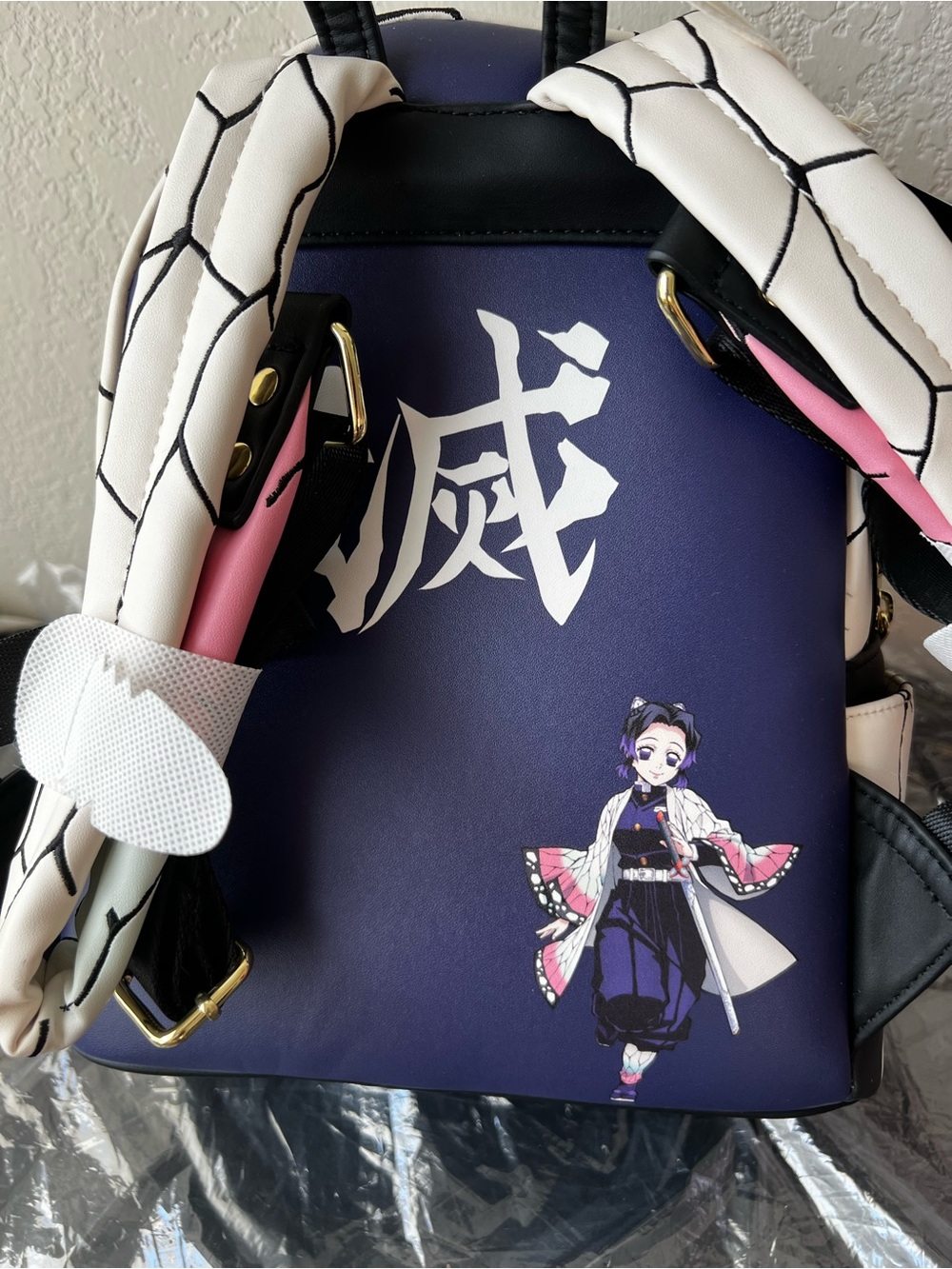 Loungefly x Demon Slayer Exclusive Shinobu Kocho Cosplay Mini Backpack - NWT - Picture 7 of 9